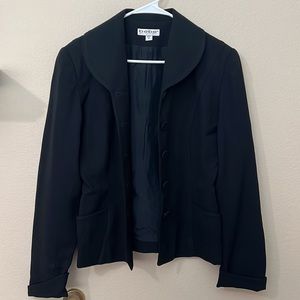 BEBE blazer - Color Black, Size 4. Long sleeve, Button-up, Side pockets